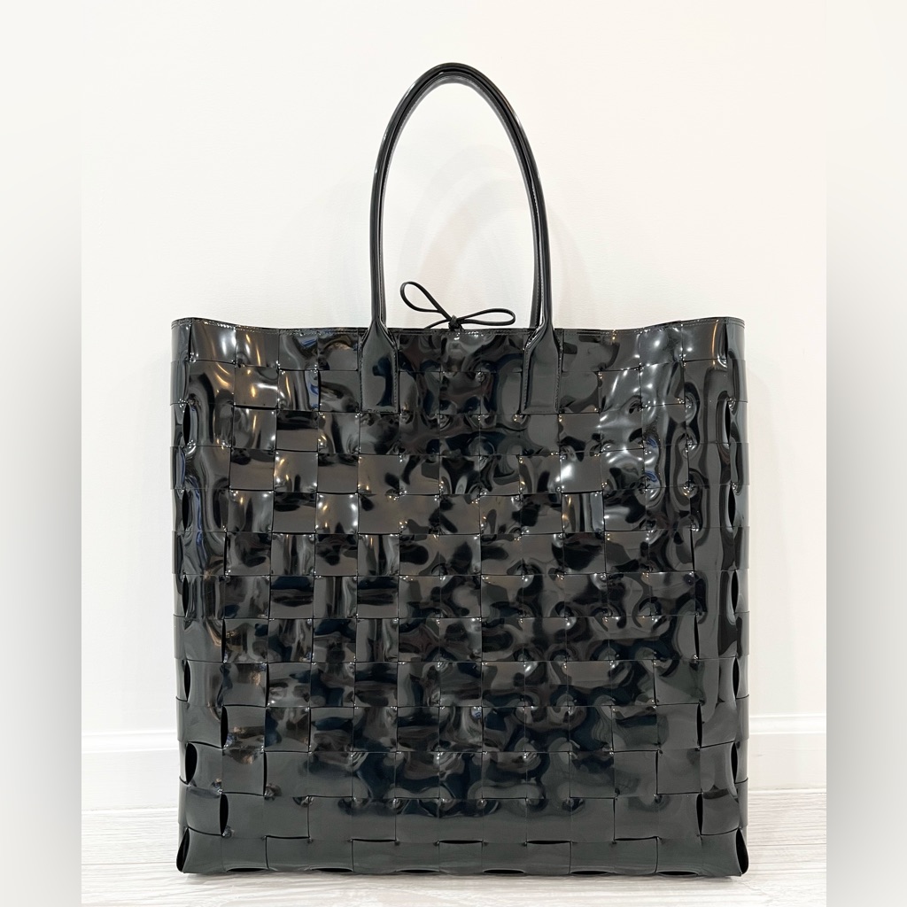 Bottega Veneta Extra Large Patent Leather Tote Bag